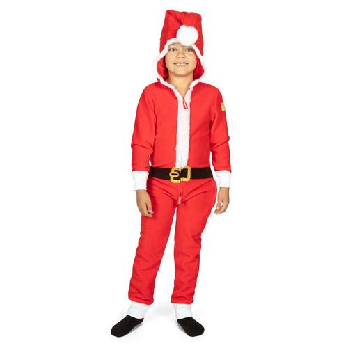 Kids' Tipsy Elves Santa Jumpsuit Onesie Pajamas - Primary Image