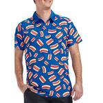 Men's Tipsy Elves Hot Dog Golf Polo - Thumbnail 1 of 4
