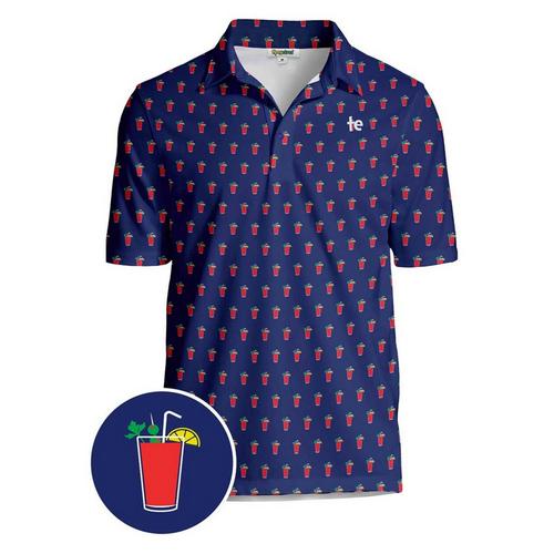 Men's Tipsy Elves Bloody Mary Golf Polo - Primary Image