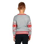 Kids' Tipsy Elves Sequin Rudolph Light Up Ugly Christmas Pullover Sweater - Thumbnail 2 of 2