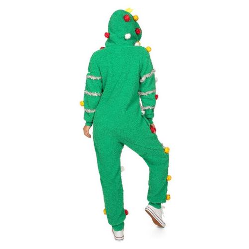 Women's Tipsy Elves Oh Christmas Tree Onesie Pajamas - Primary Image