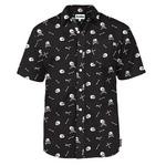 Men's Tipsy Elves Skeleton Button Up Shirt - Thumbnail 1 of 3