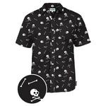 Men's Tipsy Elves Skeleton Button Up Shirt - Thumbnail 3 of 3