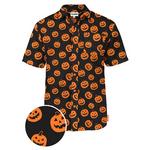 Men's Tipsy Elves Pumpkin Button Up Shirt - Thumbnail 3 of 3