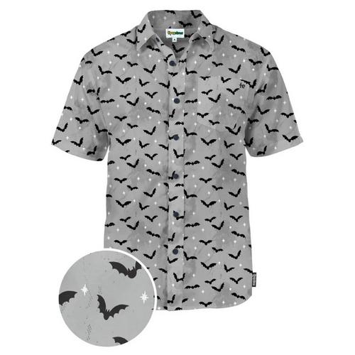 Men's Tipsy Elves Bats Button Button Up Shirt - Primary Image