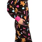 Men's Tipsy Elves Let's Get This Gingerbread Onesie Pajamas - Thumbnail 4 of 4