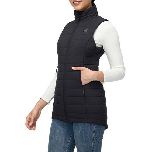 Women's Ororo Tribeca 4-Zone Heated Long Vest - Primary Image
