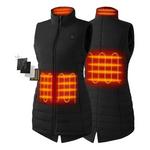 Women's Ororo Tribeca 4-Zone Heated Long Vest - Thumbnail 5 of 8
