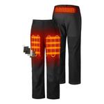Men's Ororo 3-Zone Heated Utility Fleece Lined Snow Pants - Thumbnail 3 of 5