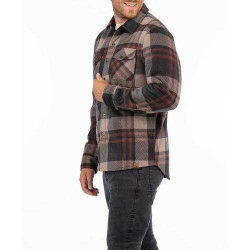 Men's LIV Outdoor Koda Sherpa Lined Long Sleeve Shacket - Primary Image