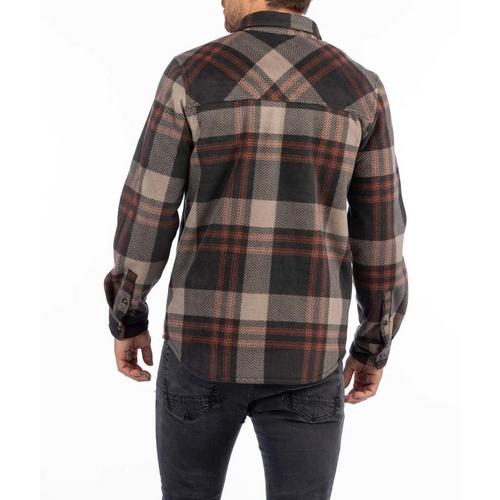 Men's LIV Outdoor Koda Sherpa Lined Long Sleeve Shacket - Primary Image