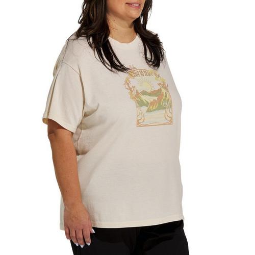 Women's LIV Outdoor Plus Size Reagan Stonewashed Oversized T-Shirt - Primary Image