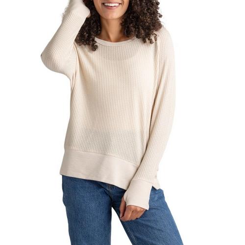 Women's LIV Outdoor Rae Waffle Crewneck Sweatshirt - Primary Image
