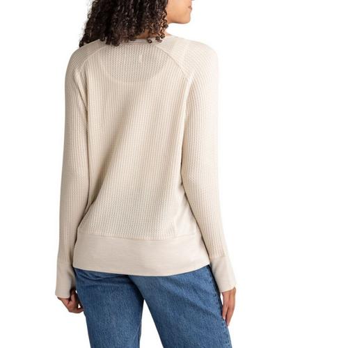 Women's LIV Outdoor Rae Waffle Crewneck Sweatshirt - Primary Image