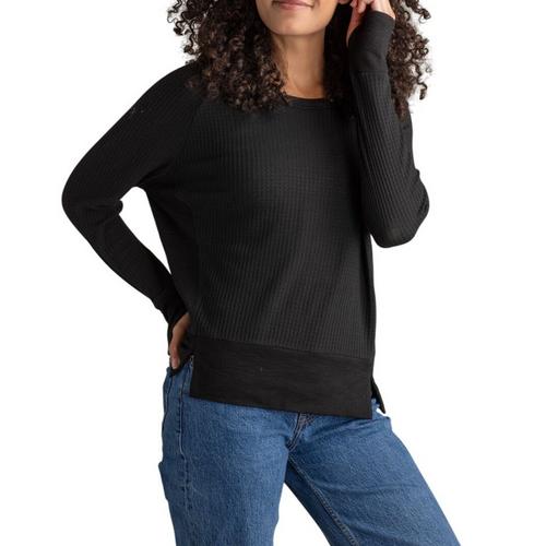 Women's LIV Outdoor Rae Waffle Crewneck Sweatshirt - Primary Image