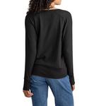 Women's LIV Outdoor Rae Waffle Crewneck Sweatshirt - Thumbnail 3 of 3