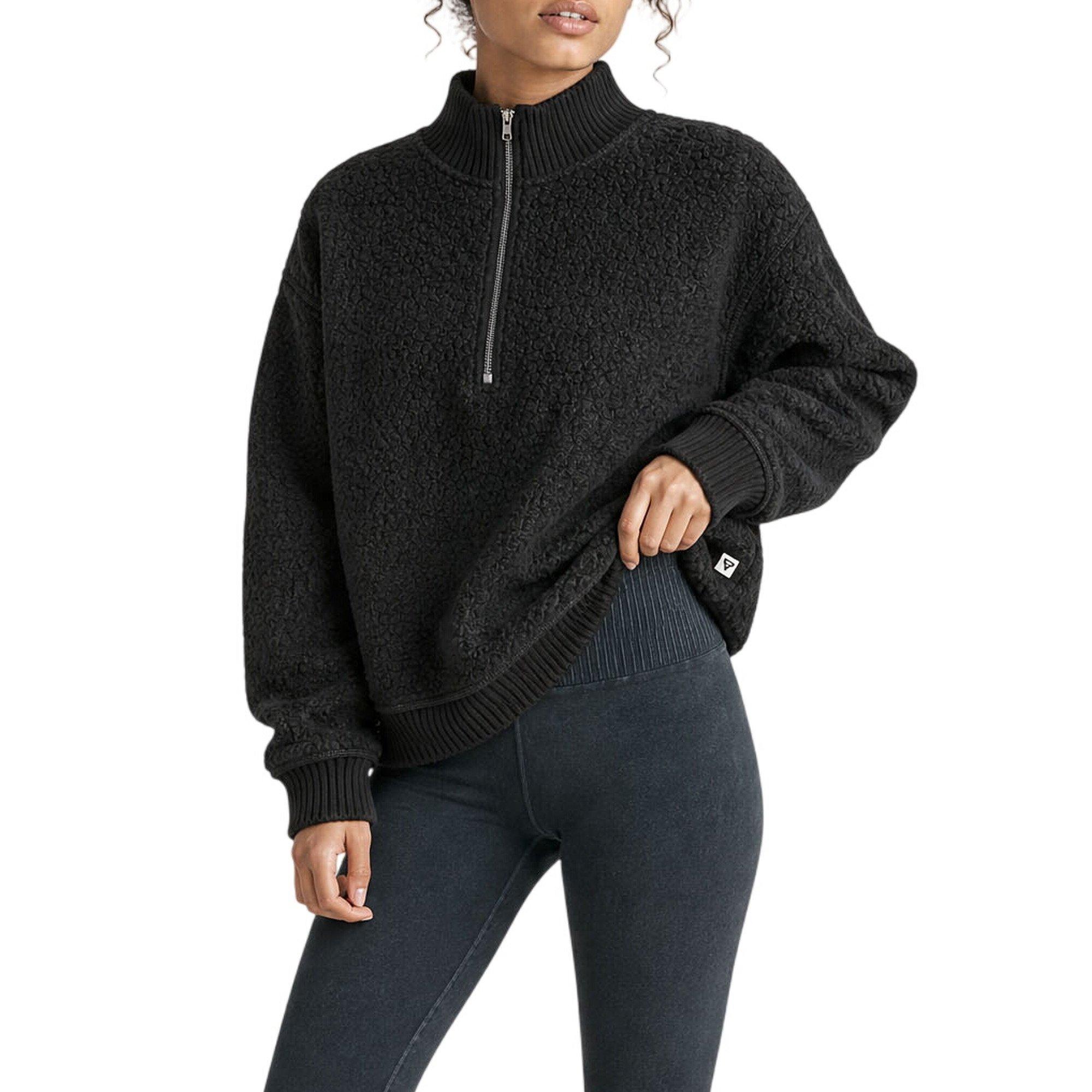 Women's LIV Outdoor Magnolia Boucle Mock Neck 1/4 Zip Sweater