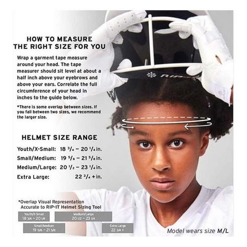 Girls' RIP-IT Vision Classic 2.0 Softball Batting Helmet - Primary Image