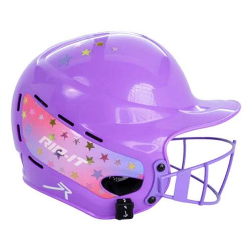 Grils' RIP-IT Play Ball Starlight Softball Batting Helmet - Primary Image