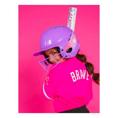 Grils' RIP-IT Play Ball Starlight Softball Batting Helmet - Primary Image