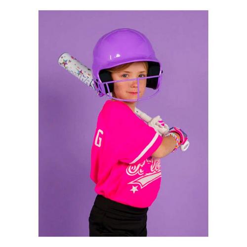 Grils' RIP-IT Play Ball Starlight Softball Batting Helmet - Primary Image