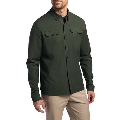 Men's Public Rec Stretch Thermal Long Sleeve Button Up Shirt - Primary Image