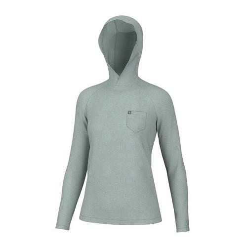 Women's Local Girl Outfitters Heatherblend Long Sleeve Hooded T-Shirt - Primary Image