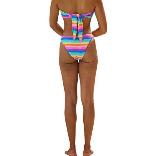 Women's Heat Swimwear Terry Multicolor Ring Swim Bottoms - Primary Image