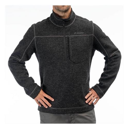 Men's Klim Bighorn Canyon Wool Long Sleeve Snowmobiling 1/4 Zip - Primary Image