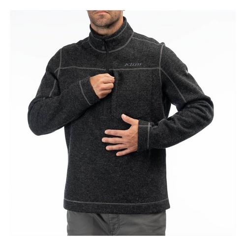 Men's Klim Bighorn Canyon Wool Long Sleeve Snowmobiling 1/4 Zip - Primary Image