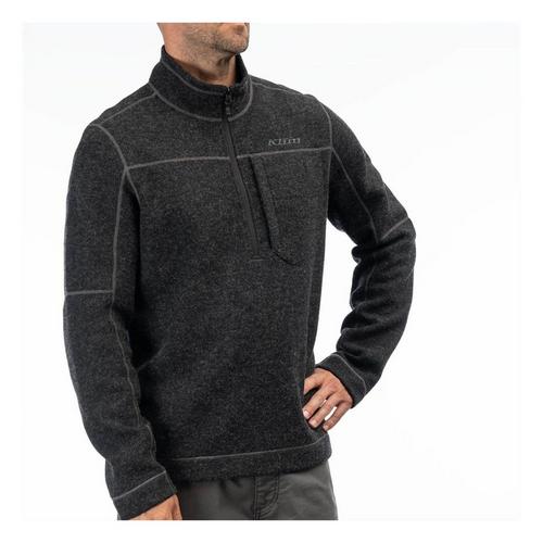 Men's Klim Bighorn Canyon Wool Long Sleeve Snowmobiling 1/4 Zip - Primary Image