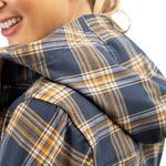 Women's Klim Ginny Mountain Midweight Stretch Flannel Full Zip Hoodie - Thumbnail 3 of 9