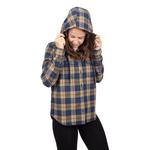 Women's Klim Ginny Mountain Midweight Stretch Flannel Full Zip Hoodie - Thumbnail 4 of 9