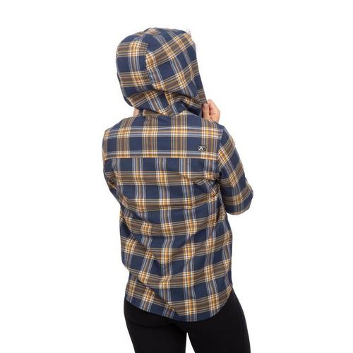 Women's Klim Ginny Mountain Midweight Stretch Flannel Full Zip Hoodie - Primary Image