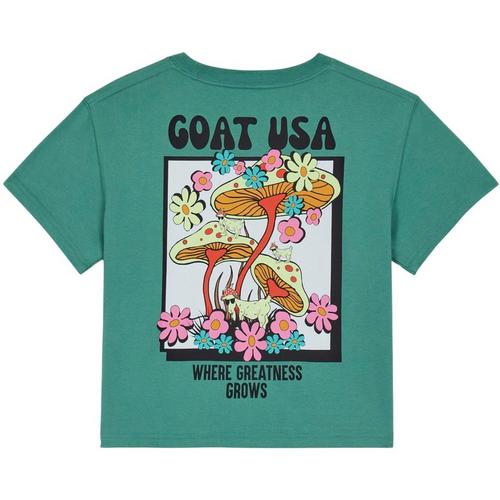 Girls' GOAT USA Mushroom Crop Top - Primary Image