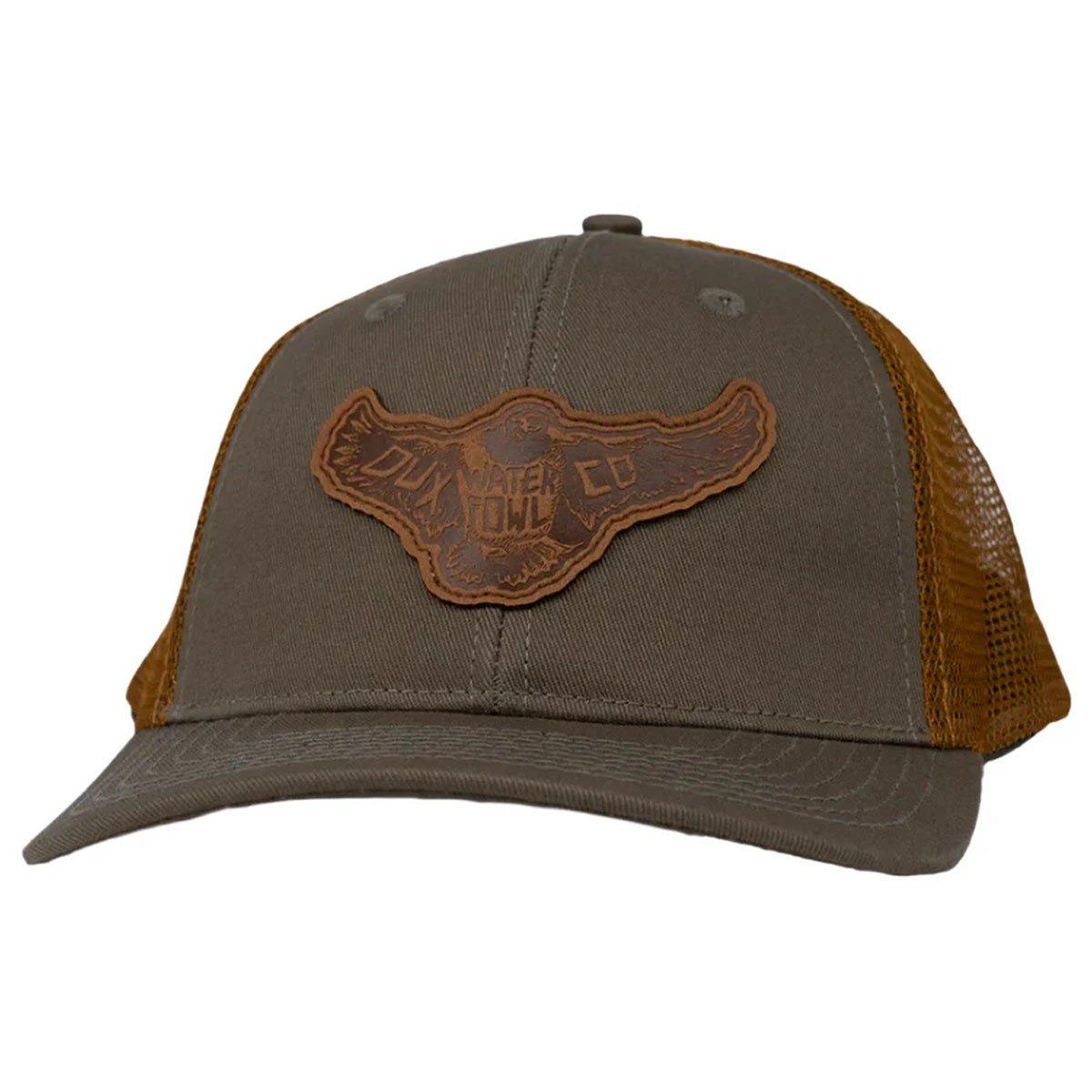 Men's DUX Waterfowl Company Leather Mallard Patch Adjustable Hat - DUX Waterfowl Company