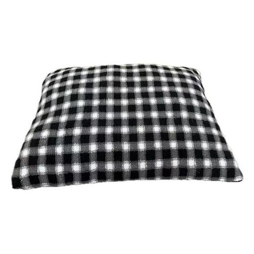 European Home Designs Plaid Pillow Dog Bed - Primary Image
