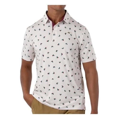 Men's Good Good Golf Holly Jolly Polo - Primary Image