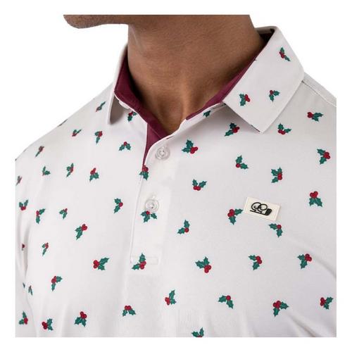 Men's Good Good Golf Holly Jolly Polo - Primary Image