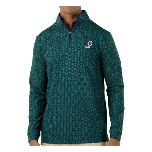 Men's Good Good Golf Mountain Top Long Sleeve 1/4 Zip - Primary Image