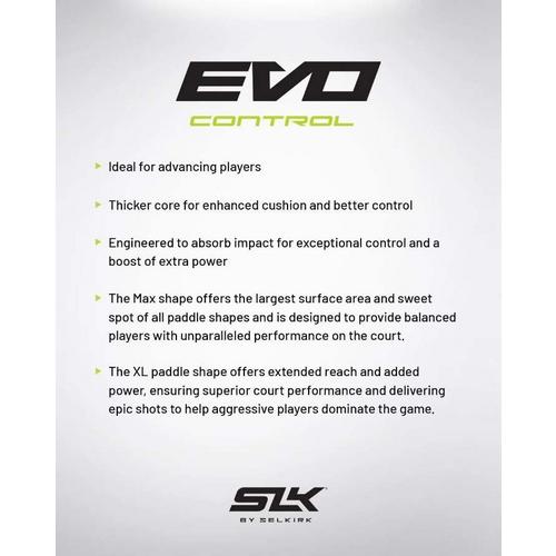 Selkirk SLK EVO Control Pickleball Paddle - XL - Primary Image
