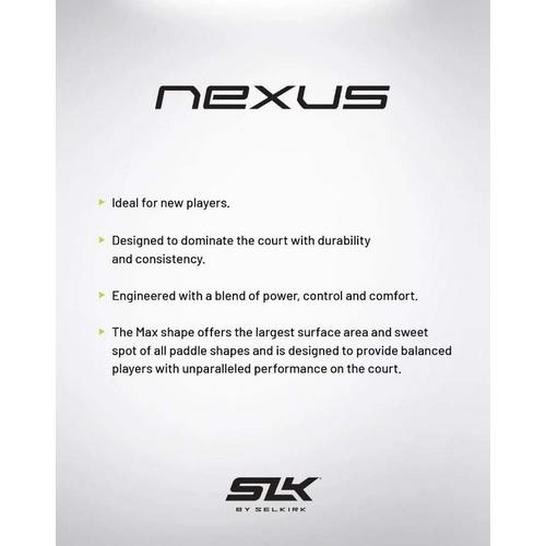 Selkirk SLK Nexus Pickleball Paddle - Max - Primary Image