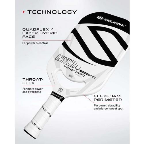Selkirk VANGUARD Power Air Midweight Pickleball Paddle - Invikta - Primary Image