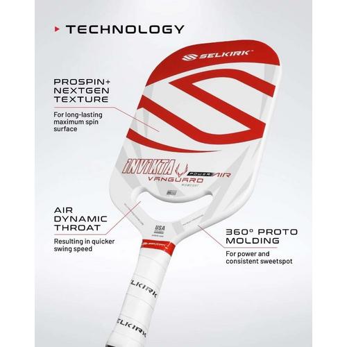 Selkirk VANGUARD Power Air Midweight Pickleball Paddle - Invikta - Primary Image