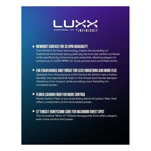 Selkirk LUXX Control Air w/ InfiniGrit Pickleball Paddle - Invikta - Primary Image
