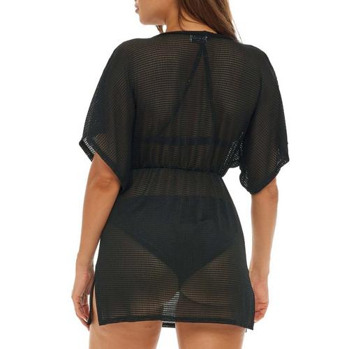 Women's Jordan Taylor Inc Dolman Sleeve V Neck Dress Swim Cover Up - Primary Image