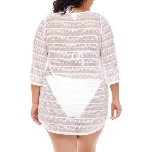 Women's Jordan Taylor Inc Plus Size V Neck Dress Swim Cover Up - Primary Image