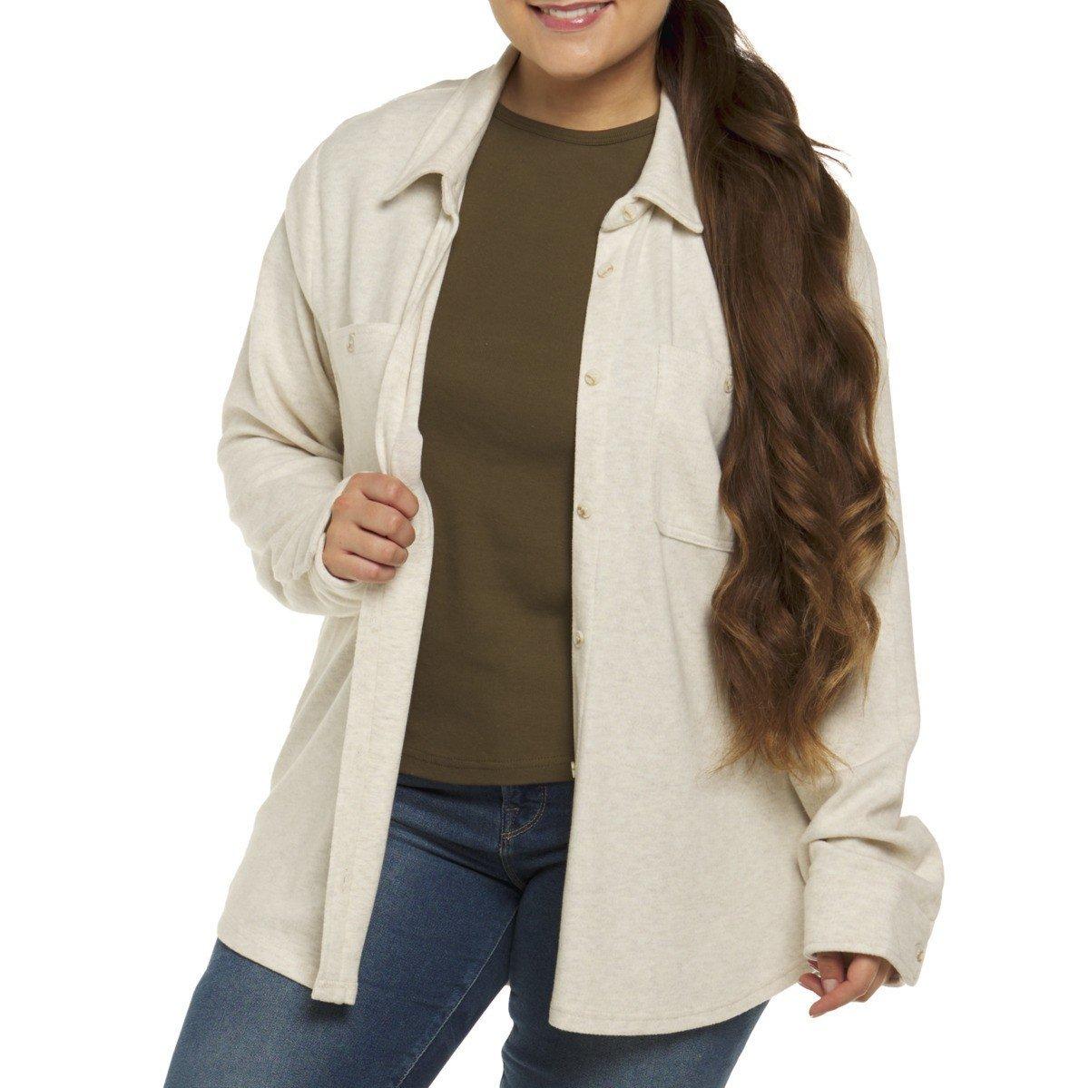 Women's Thread & Supply Plus Size Lewis Long Sleeve Shacket