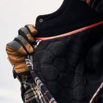 Men's BRUNT Flannel Jacket Long Sleeve Hooded Shacket - Thumbnail 6 of 8