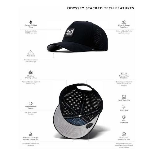 Melin Hydro Odysea Stacked Camo Snapback Hat - Primary Image